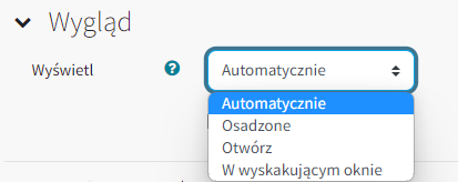 ustawienia wyglądu adresu URL